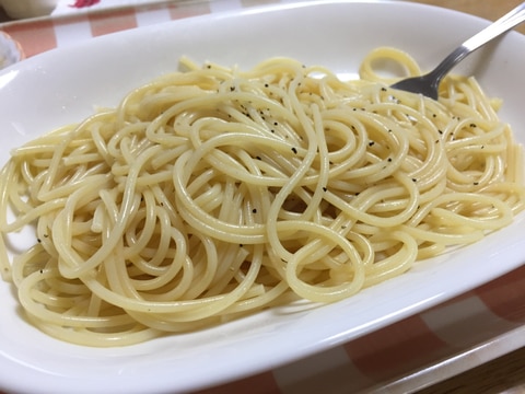 スパゲッティのシンプルな食べ方